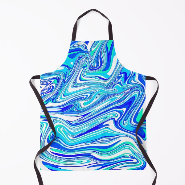 Item preview, Beach Abstract Swirl - Blue White designed and sold by Meliafroggy.