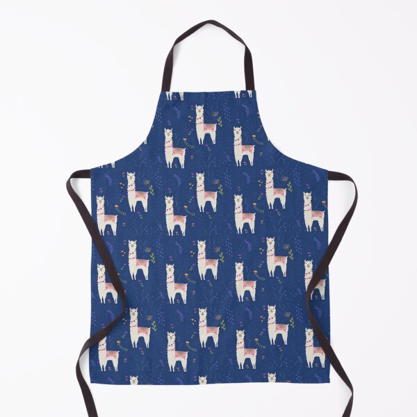 Item preview, Llama on Blue designed and sold by latheandquill.