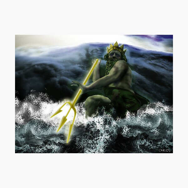 Poseidon Photographic Print