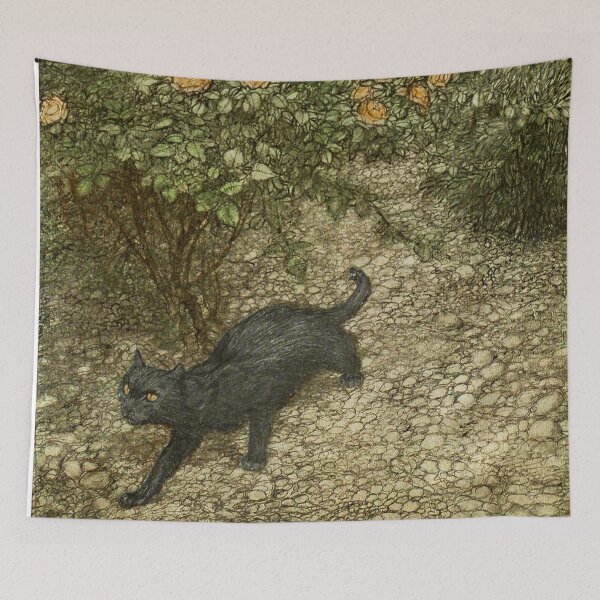 Aperçu de l'œuvre Arthur Rackham - Tomasso le chat créée et vendue par Dreamflight.