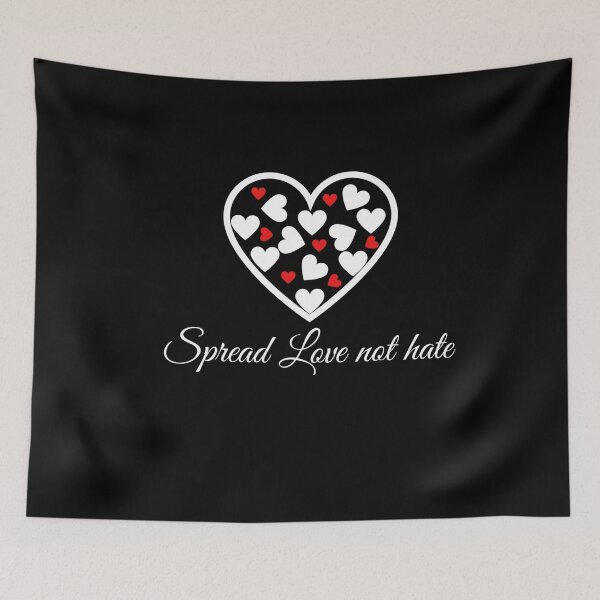 Item preview, spread love not hate designed and sold by widianeworld.