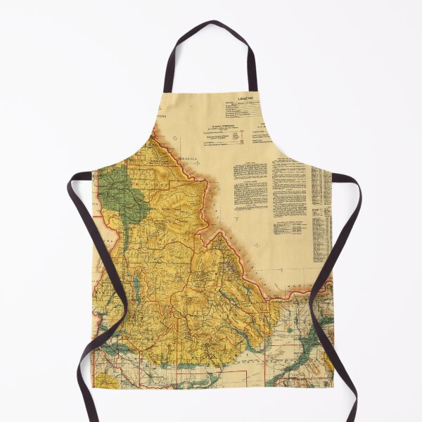 Item preview, Vintage Idaho Minerals & Natural Resources Map (1908) designed and sold by BravuraMedia.