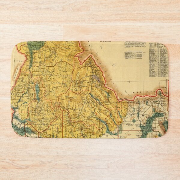 Item preview, Vintage Idaho Minerals & Natural Resources Map (1908) designed and sold by BravuraMedia.
