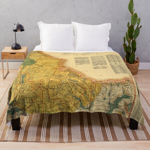 Item preview, Vintage Idaho Minerals & Natural Resources Map (1908) designed and sold by BravuraMedia.