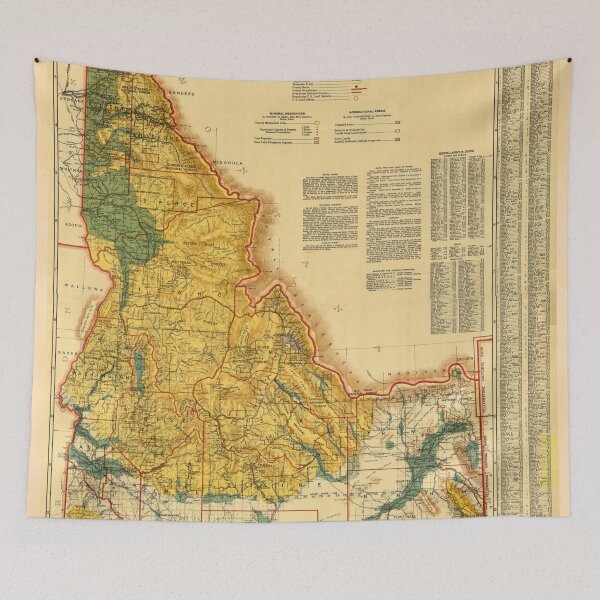 Item preview, Vintage Idaho Minerals & Natural Resources Map (1908) designed and sold by BravuraMedia.