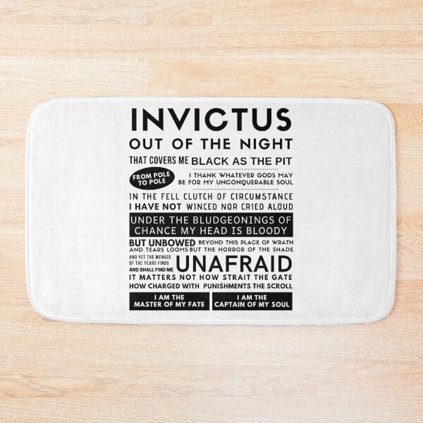 Item preview, Invictus poem by William Ernest Henley! designed and sold by LaziniArts.