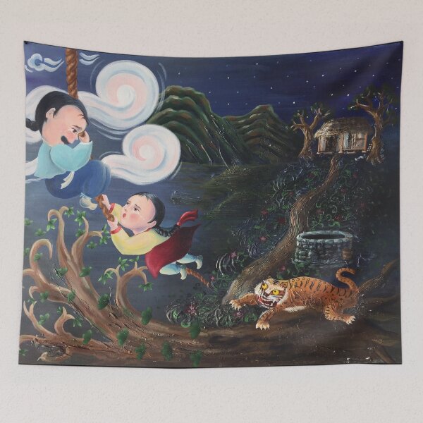 Item preview, Korean Folktale - THE BROTHER AND THE SISTER WHO BECAME THE SUN AND THE MOON designed and sold by Kate Hyunsu Cho.