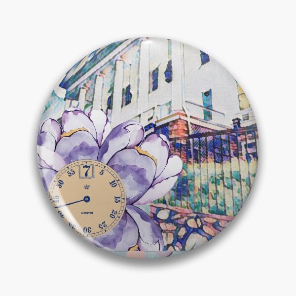 Item preview, Floral Landscape Collage Art designed and sold by lowodesigns.