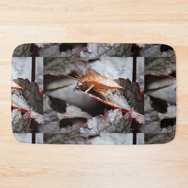 Item preview, Shield Bug On Amethyst Myst Heuchera designed and sold by Jean Gregory Evans.