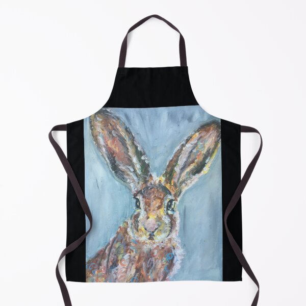 Item preview, Colourful Hare , Blue Background designed and sold by Merlinsmates.