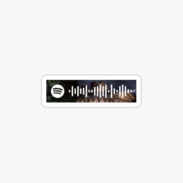Spotify Code: Haunted Mansion Sticker