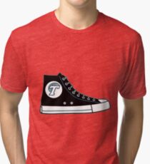 Tulane University Converse Sneaker Tri-blend T-Shirt