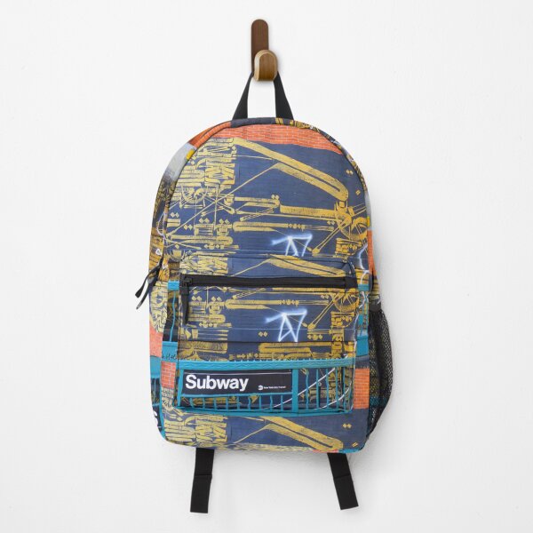 Item preview, NYC Streetart - Wall painted 7 - Subway station designed and sold by AHELENE.