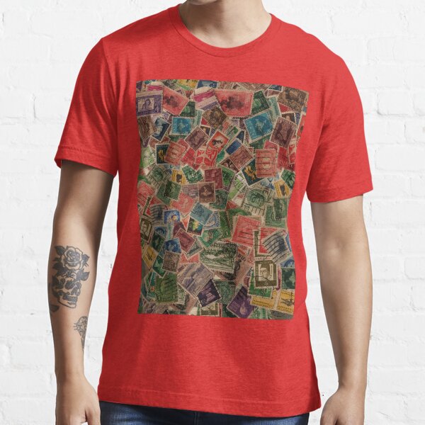 “Vintage Postage Stamps Collection” T-shirt for Sale by NaturePrints
