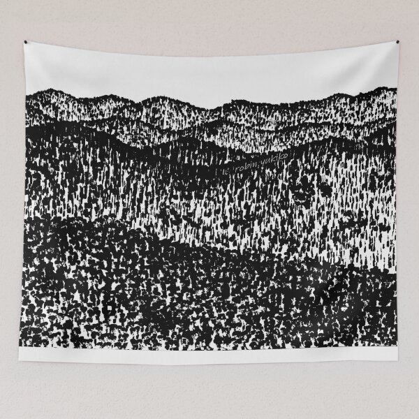 Item preview, Monochrome Mountains in Marker Pointillism  designed and sold by robinyukiko.