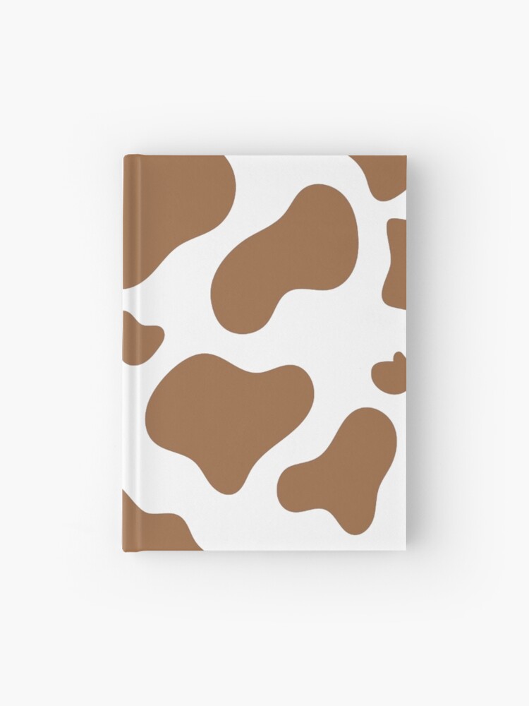 Cute brown cow print Spiral Notebook for Sale by viripasta