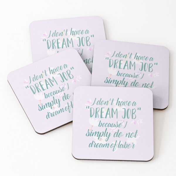 Item preview, I simply do not dream of labor designed and sold by blue-jay-art.
