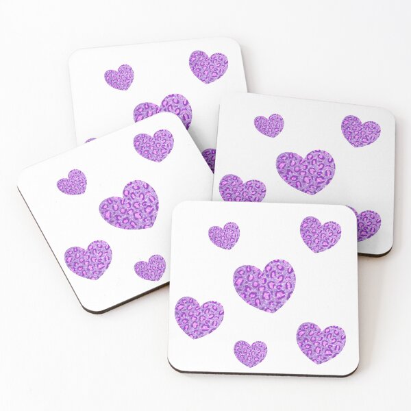 Item preview, cheetah print heart sticker pack designed and sold by brissadesigns.