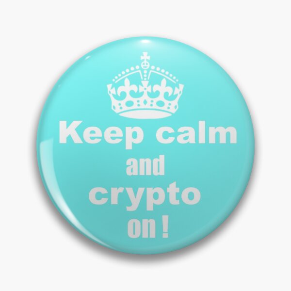 Item preview, Keep calm and crypto on! designed and sold by silviasunflower.