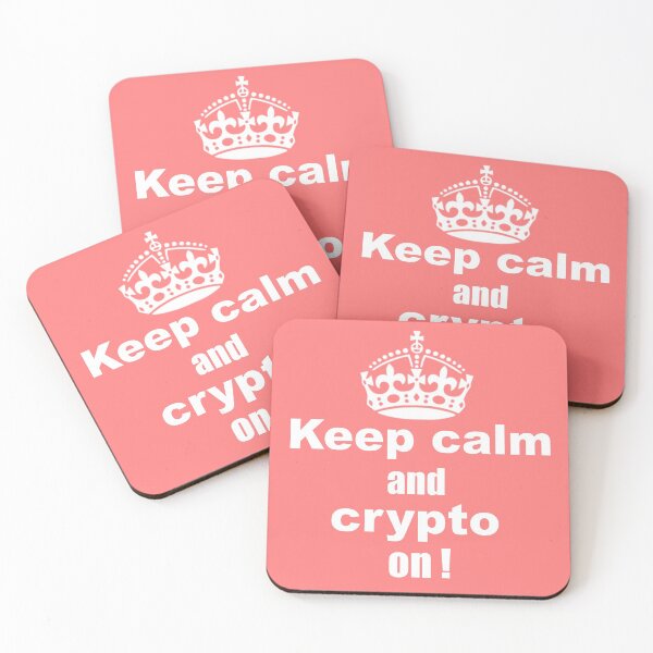 Item preview, Keep calm and crypto on! designed and sold by silviasunflower.