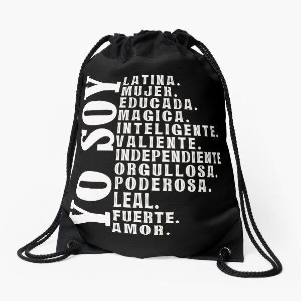 Mochila saco for Sale con la obra «Soy Mujer Latina Chingona Red Rose in  Hair Cita inspiradora Mujer Latina, mujeres mexicanas, orgullo mexicano» de  Socami