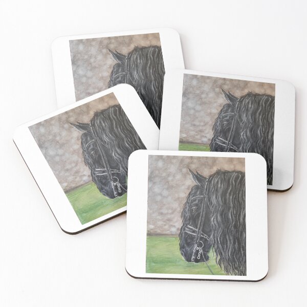 Item preview, Painted Friesian Horse  designed and sold by HermesRy.