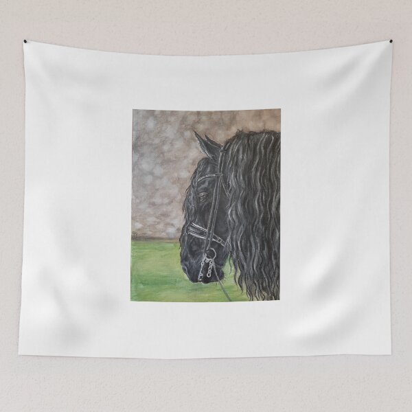 Item preview, Painted Friesian Horse  designed and sold by HermesRy.