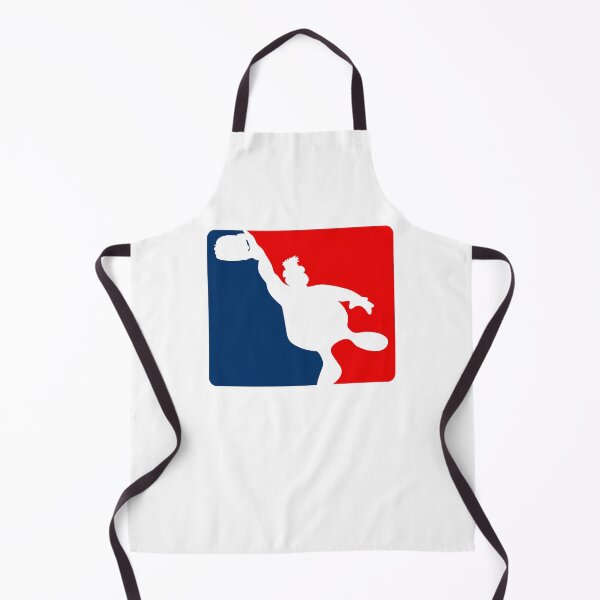Item preview, Large Cartoon Person Jumping with a Hamburger Sports Style Logo designed and sold by hobrath.