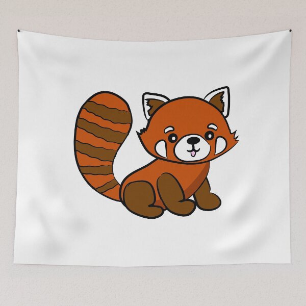 Item preview, red panda designed and sold by Joyce Song.
