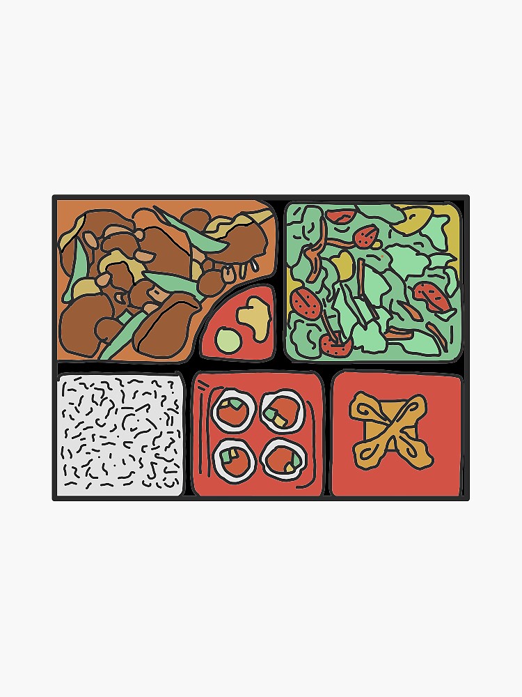 Bento Box Sticker by annasstickrs