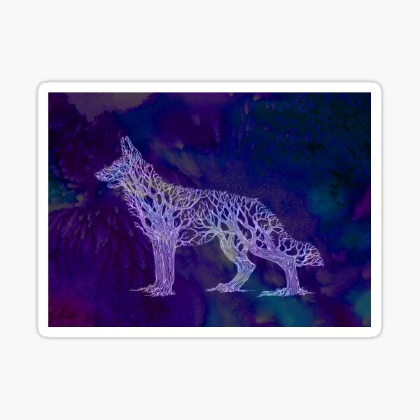 Lavender TreeSD Sticker
