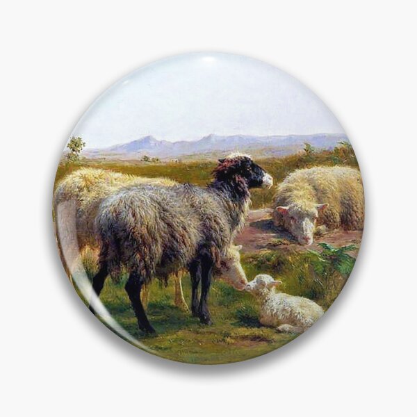 Item preview, Sheep and a Lamb - Rosa Bonheur - 1886 designed and sold by CJET.