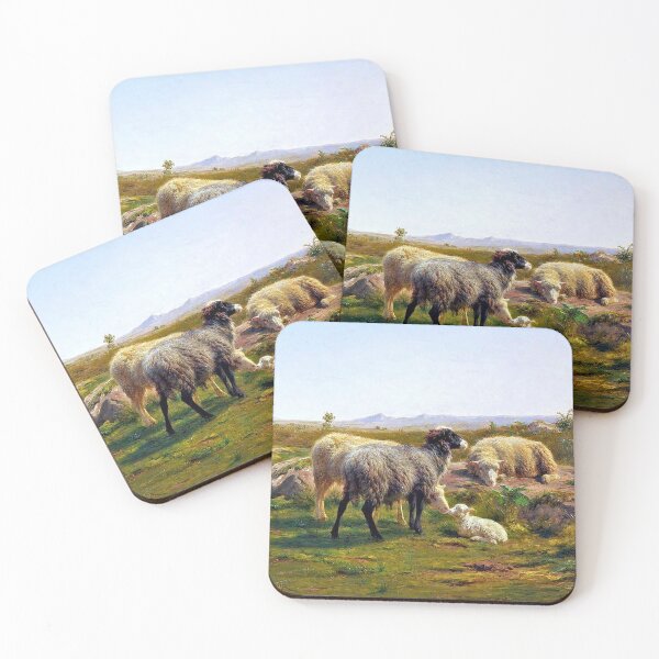 Item preview, Sheep and a Lamb - Rosa Bonheur - 1886 designed and sold by CJET.