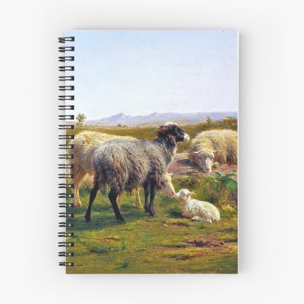 Item preview, Sheep and a Lamb - Rosa Bonheur - 1886 designed and sold by CJET.