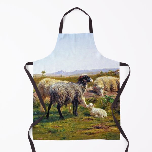 Item preview, Sheep and a Lamb - Rosa Bonheur - 1886 designed and sold by CJET.