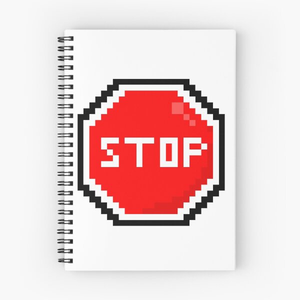 Item preview, Pixel Stop Sign designed and sold by SwirlyQuentin.