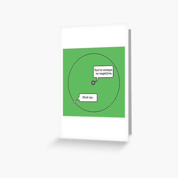 Hydrogen Greeting Card