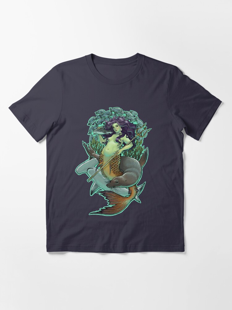 Alternate view of Pacific Mermaid (Modest) Essential T-Shirt