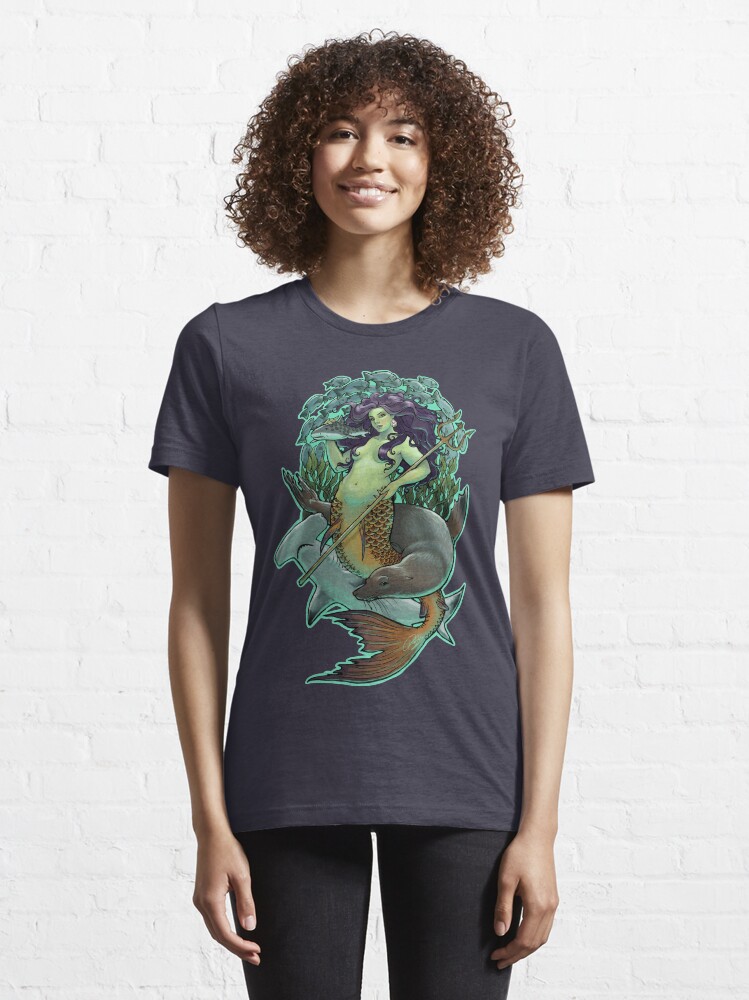 Alternate view of Pacific Mermaid (Modest) Essential T-Shirt