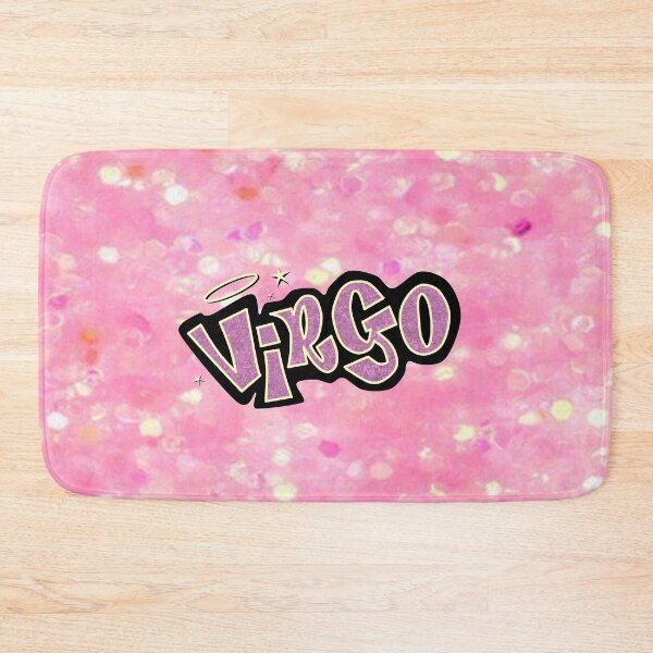 Item preview, virgo bratz style - iconic pink glitter font logo cute y2k aesthetic designed and sold by sweetnsourbunny.
