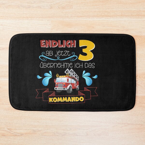 Item preview,  so I can take command too. With this motif e.g. on a T-shirt you will make every three-year-old junnge or girl happy. Great idea for the birthday party and children's birthday party. Of course, the little fireman wears the t-shirt all year round and not  designed and sold by honksunited.