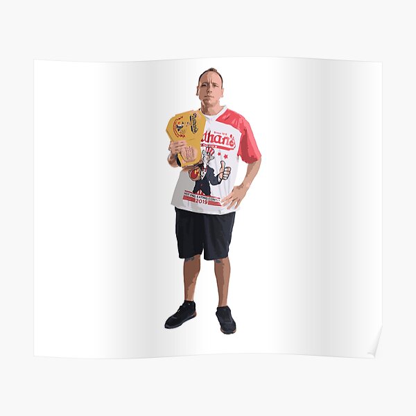 &ldquo;Joey Chestnut&rdquo; Poster by pisamad | Redbubble