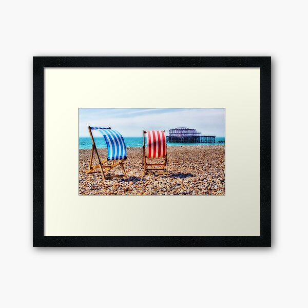 Item preview, Deckchairs - Brighton Beach - Orton  designed and sold by Colin  Williams Photography.