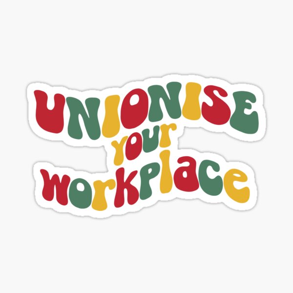 Bust Ghosts Not Unions Sticker - Join a Union Sticker - Unionize Sticker -  Socialist Sticker - Communist Sticker