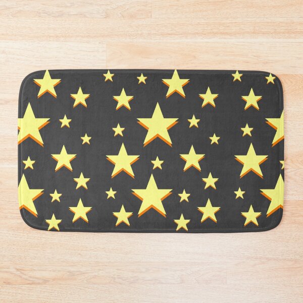 Item preview, UPDATED Yellow Multi Stars Variety Size Pack with Orange Shadow designed and sold by byemma.
