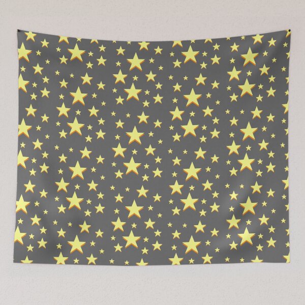 Item preview, UPDATED Yellow Multi Stars Variety Size Pack with Orange Shadow designed and sold by byemma.