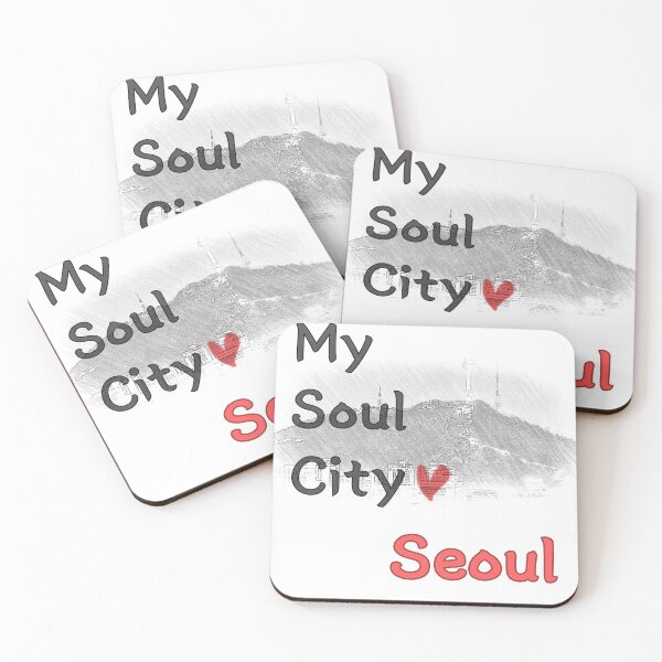 Item preview, My Soul City Seoul South Korea for travler kpop kshow fans designed and sold by Noodle Doodle.