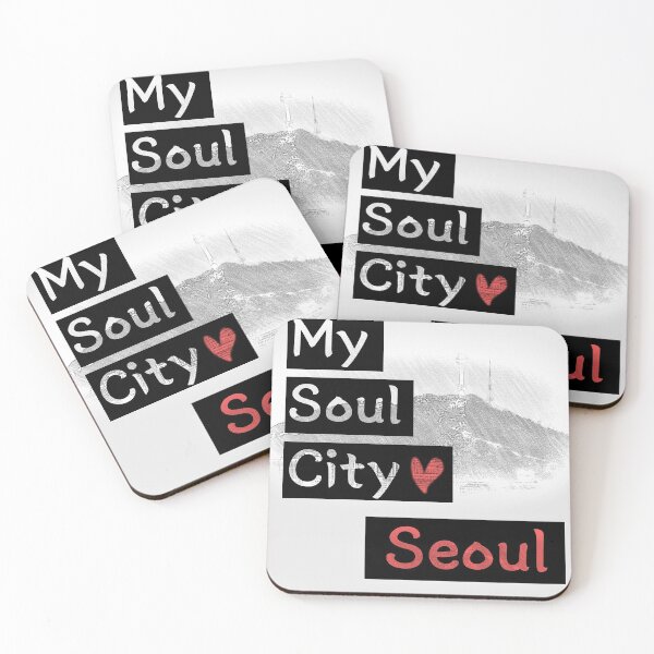 Item preview, My Soul City Seoul South Korea designed and sold by Noodle Doodle.