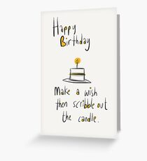 Birthday Candle Greeting Card