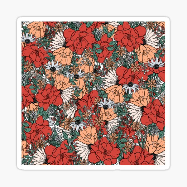 Item preview, Wildflower Pattern designed and sold by Elizabeth Rayes.